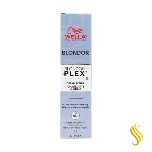 Wella Blondor Plex Crema Toner Tonalizante en Crema /36 60 ml