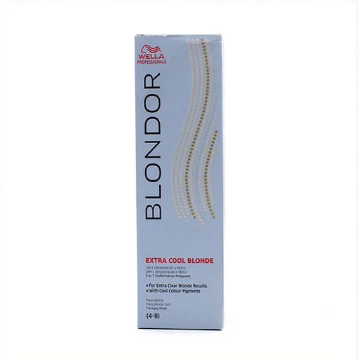 Wella Blondor Extra Cool Blonde Decolorante y Tonalizador 2-en-1 150 g