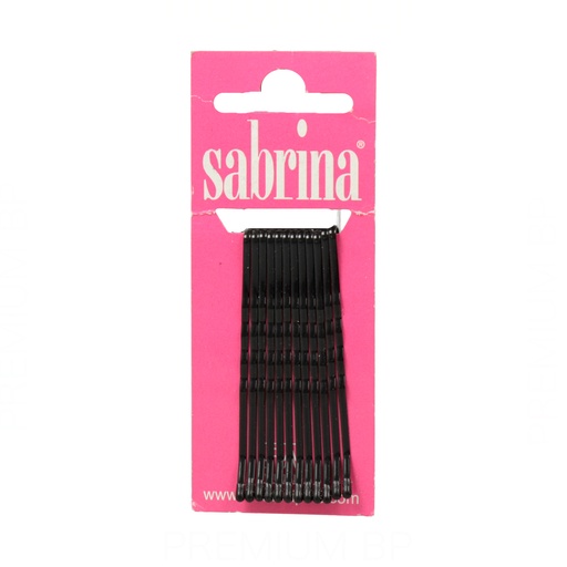 Eurostil Clips Rizados con Bola Negros 59mm 01855/50