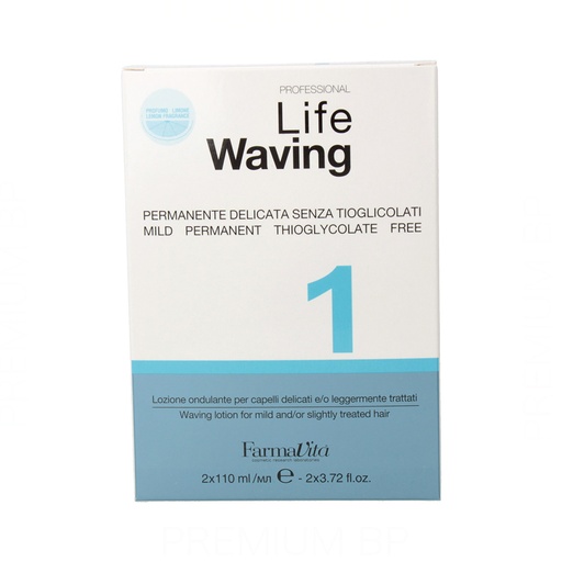 Farmavita Life Waving Permanente nº1 para Cabellos Teñidos 110 ml (Líquido + Neutralizante)