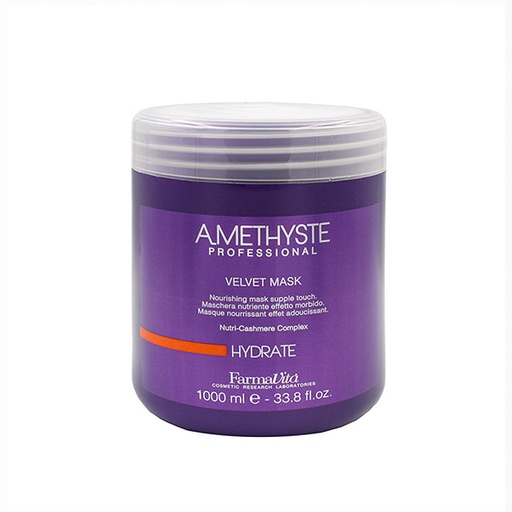 Farmavita Amethyste Hydrate Velvet Mascarilla Nutritiva y Suavizante 1000 ml