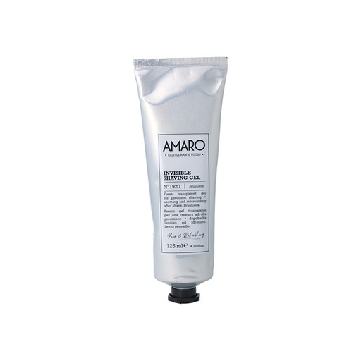 Farmavita Amaro Invisible Shaving Gel - Gel de Afeitar Precisión 125 ml