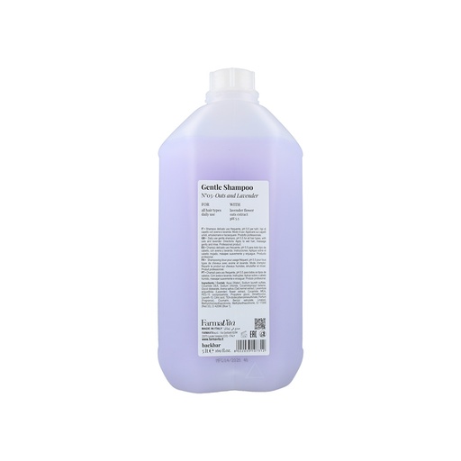 Farmavita Backbar nº03 - Gentle Shampoo Delicado para Uso Diario Garrafa 5000 ml