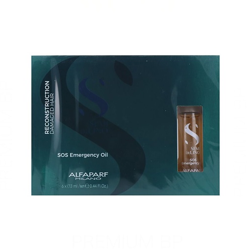 Alfaparf Semi di Lino Reconstruction SOS Emergency Oil 6x13 ml