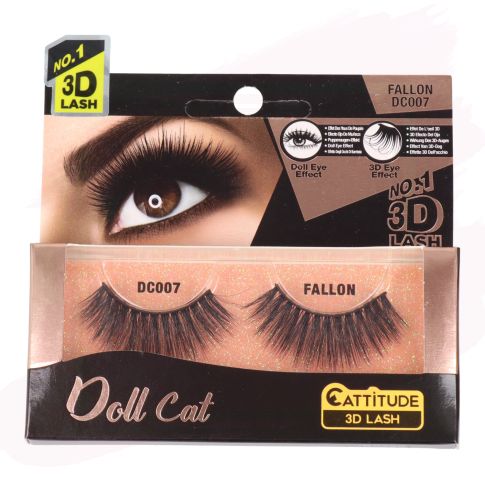 Ebin NY Cattitude Pestañas Postizas Doll Cat Lash Fallon DC007