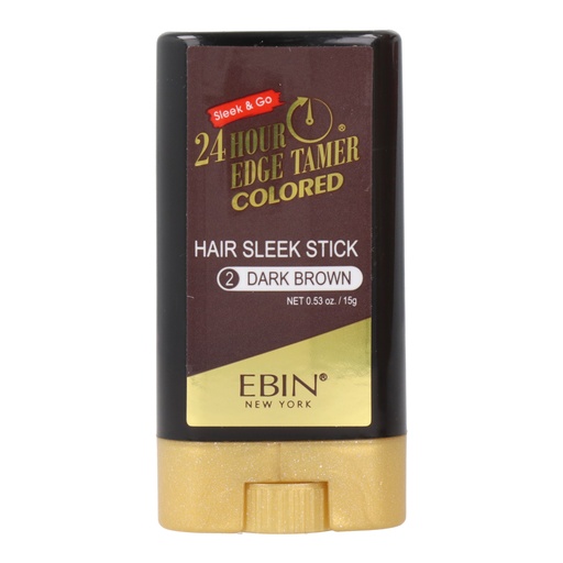 Ebin NY 24 Hour Edge Tamer Hair Sleek Stick - 2 Natural Brown 15 gr