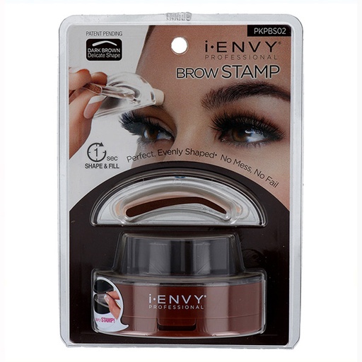 I Envy Brow Stamp Kit de Estampado para Cejas Marrón Oscuro