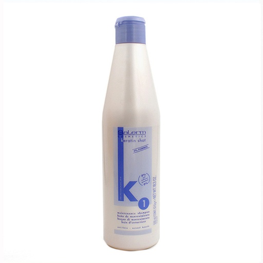 Salerm Keratin Shot 1 Baño de Mantenimiento para Tratamiento de Alisado 500 ml