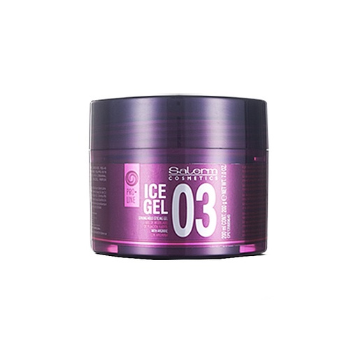 Salerm Pro.Line 03 Ice Gel - Gel de Peinado Fijación Fuerte 200 ml