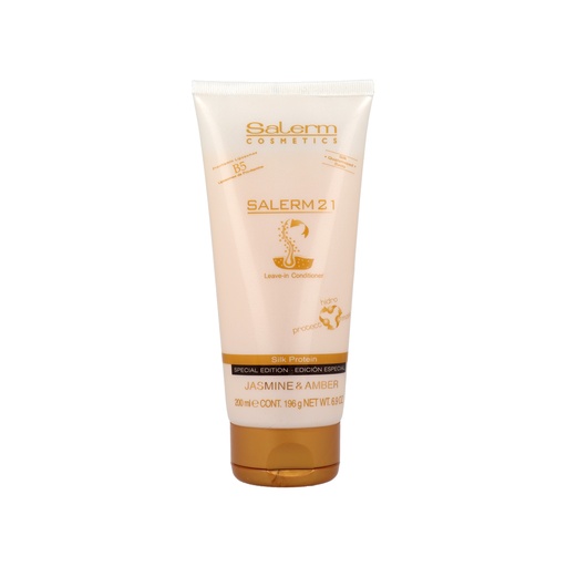 Salerm 21 Silk Protein Jasmine Amber Acondicionador Sin Aclarado 200 ml