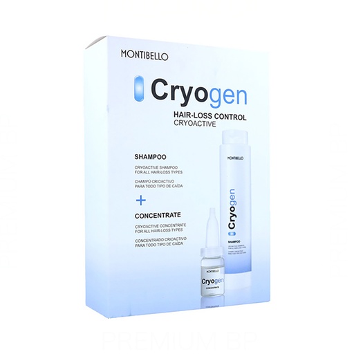 Montibello Care Cryogen Pack Concentrado Anticaída 10x7 ml + Champú Anticaída 300 ml