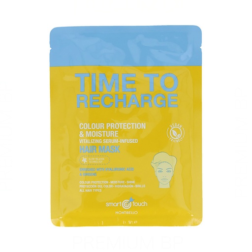 Montibello Smart Touch Time To Recharge Mascarilla Colour Protection & Hydrate con Gorro 30 ml