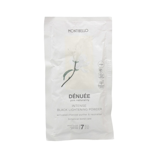 Montibello Dénuée Intense Black Polvo Decolorante Intenso Sin Amoniaco 7 Tonos 30 g