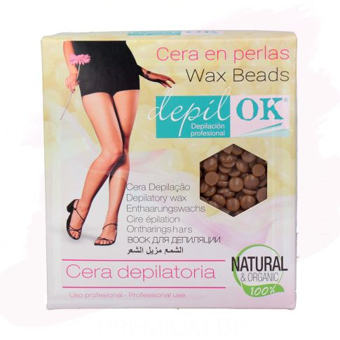 Depil-Ok Cera Depilatoria en Perlas Choco gold 1000 gr