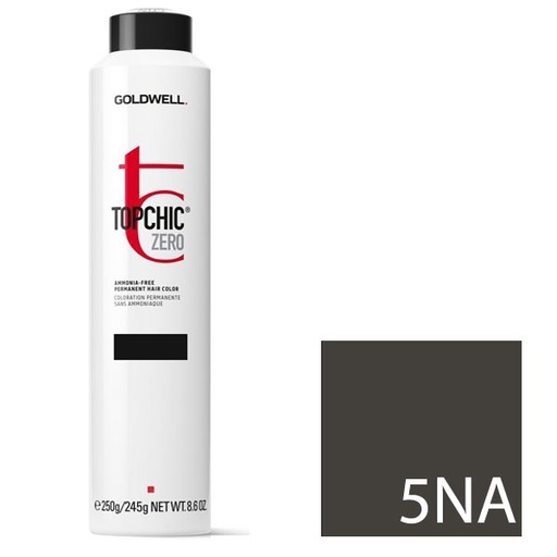 Goldwell Topchic Zero Tinte en Depósito 5NA - Castaño Claro Natural Ceniza 250 ml