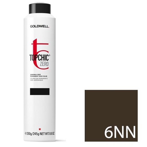 Goldwell Topchic Zero Tinte en Depósito 6NN - Rubio Oscuro Extra 250 ml