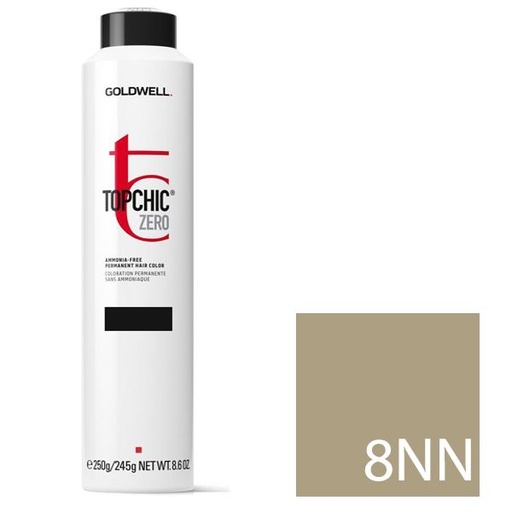 Goldwell Topchic Zero Tinte en Depósito 8NN - Rubio Claro Extra 250 ml