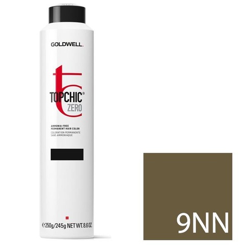 Goldwell Topchic Zero Tinte en Depósito 9NN - Rubio Muy Claro Extra 250 ml