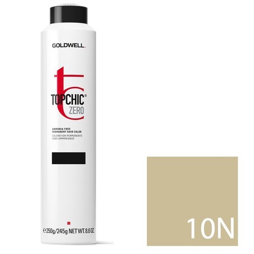 Goldwell Topchic Zero Tinte en Depósito 10N - Rubio Extra Claro 250 ml