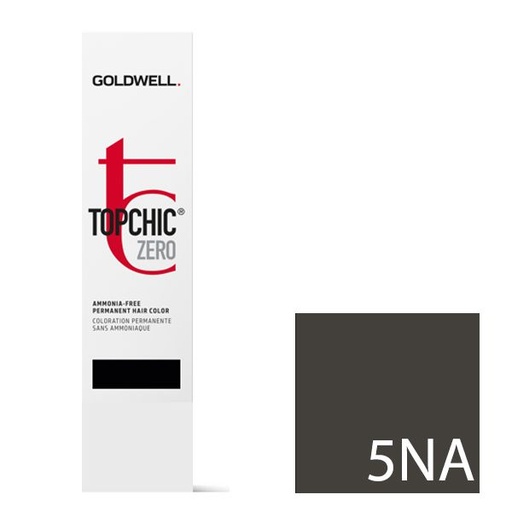 Goldwell Topchic Zero Tinte en Tubo 5NA - Castaño Claro Natural Ceniza 60 ml