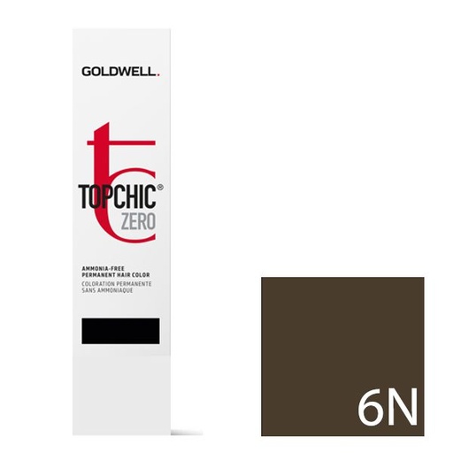 Goldwell Topchic Zero Tinte en Tubo 6N - Rubio Oscuro 60 ml