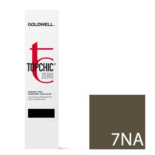 Goldwell Topchic Zero Tinte en Tubo 7NA - Rubio Medio Natural Ceniza 60 ml