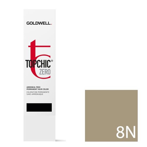 Goldwell Topchic Zero Tinte en Tubo 8N - Rubio Claro 60 ml