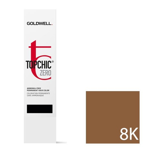 Goldwell Topchic Zero Tinte en Tubo 8K - Rubio Cobre Claro 60 ml