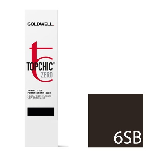 Goldwell Topchic Zero Tinte en Tubo 6SB - Rubio Oscuro Plateado 60 ml