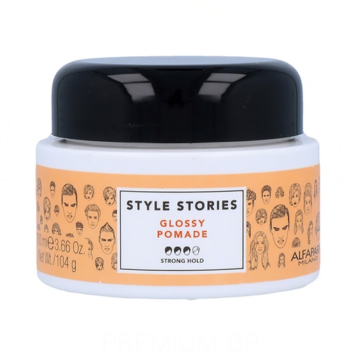 Alfaparf Style Stories Glossy Pomade - Pomada de Brillo 100 ml