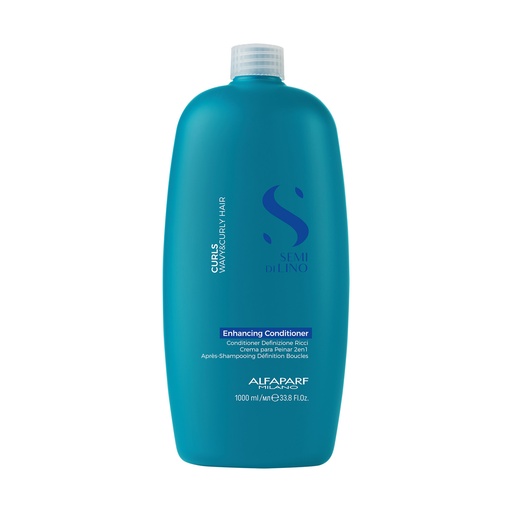 Alfaparf Semi di Lino Curls Acondicionador para Definición de Rizos 1000 ml