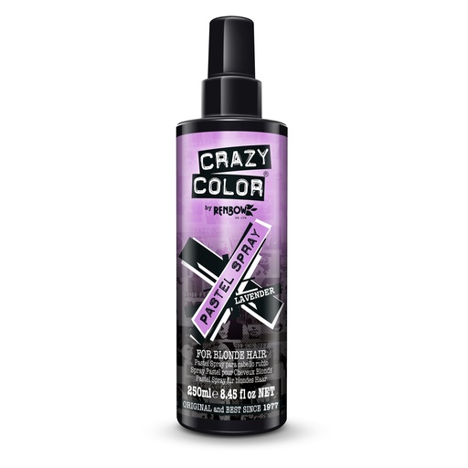 OUTLET Crazy Color Pastel Spray Lavender para Cabellos Rubios 250 ml**