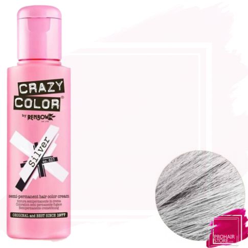 Crazy Color Tinte Semipermanente 27 - Silver 100 ml