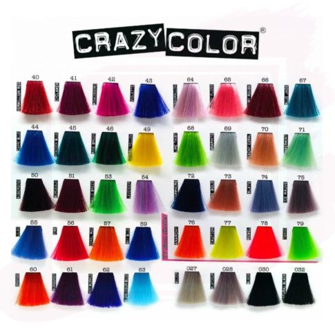 Crazy Color Tinte Semipermanente 40 - Vermillon Red 100 ml