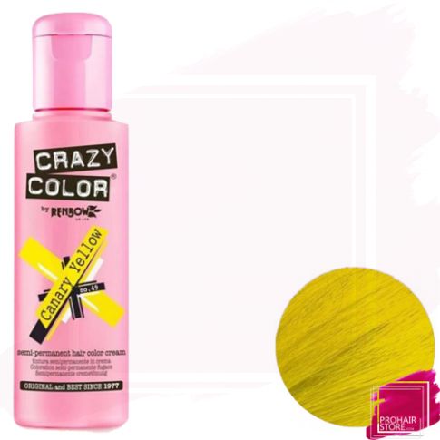 Crazy Color Tinte Semipermanente 49 - Canary Yellow 100 ml