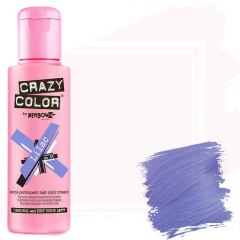 Crazy Color Tinte Semipermanente 55 - Lilac 100 ml