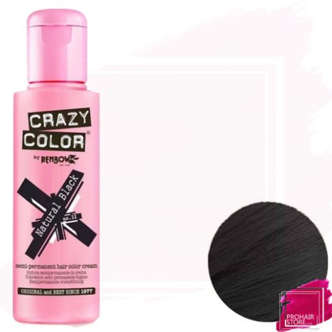 Crazy Color Tinte Semipermanente 30 - Black 100 ml