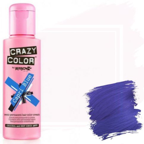 Crazy Color Tinte Semipermanente 44 - Capri Blue 100 ml