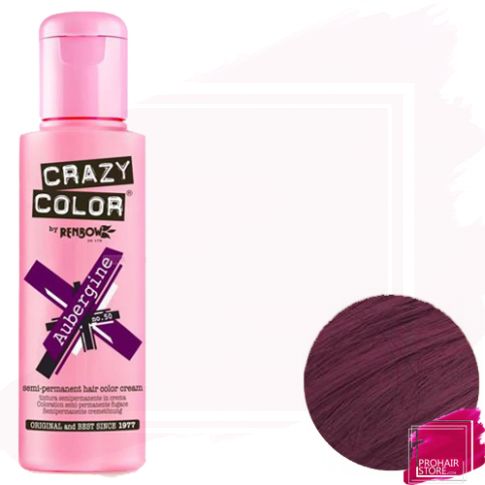 Crazy Color Tinte Semipermanente 50 - Aubergine 100 ml