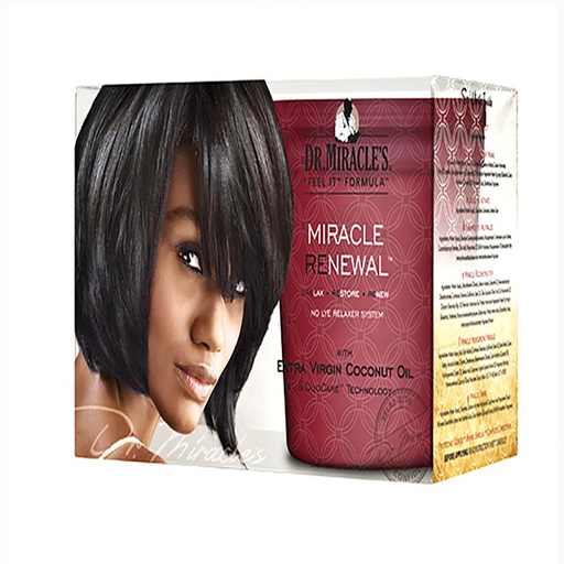 Dr.Miracle Renewal No Lye Relaxer Extra-Virgen Aceite de Coco Super