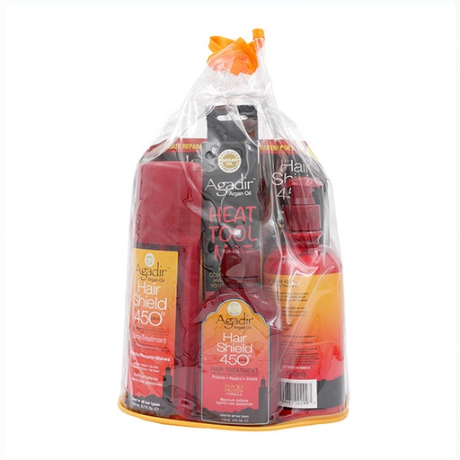 Agadir Argan Oil Hair Shield 450º Pack Champú + Spray + Tratamiento + Herramienta