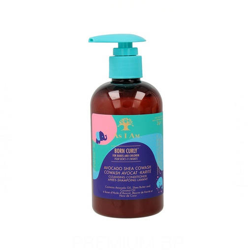 As I Am Born Curly Avocado Shea Co-Wash Acondicionador Lavante 240 ml