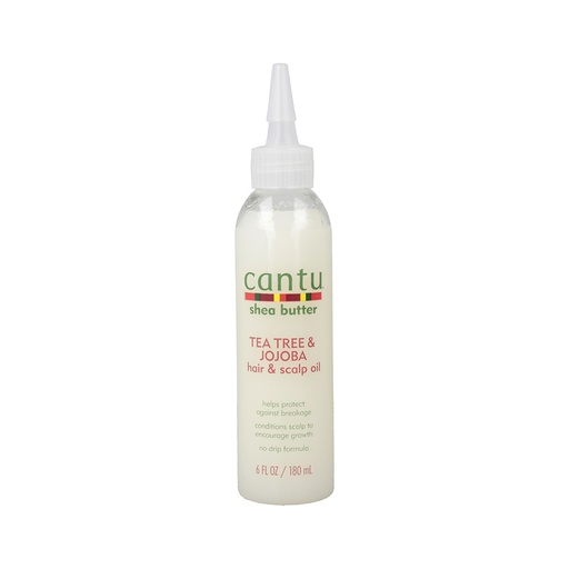 Cantu Shea Butter Tea Tree & Jojoba Hair & Scalp Oil Aceite Anti-Rotura 180 ml