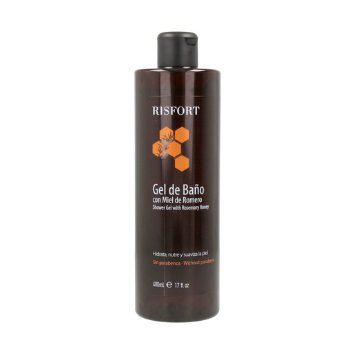 Risfort Gel de Baño Hidratante con Miel De Romero 400 ml