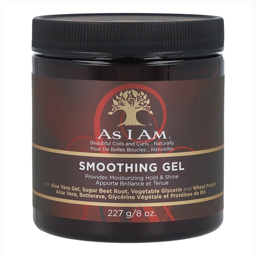 As I Am Coils & Curls Smoothing Gel Brillo e Hidratación 227 g